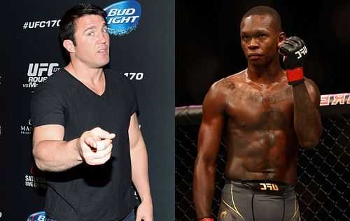 Chael Sonnen (left) & Israel Adesanya (right)