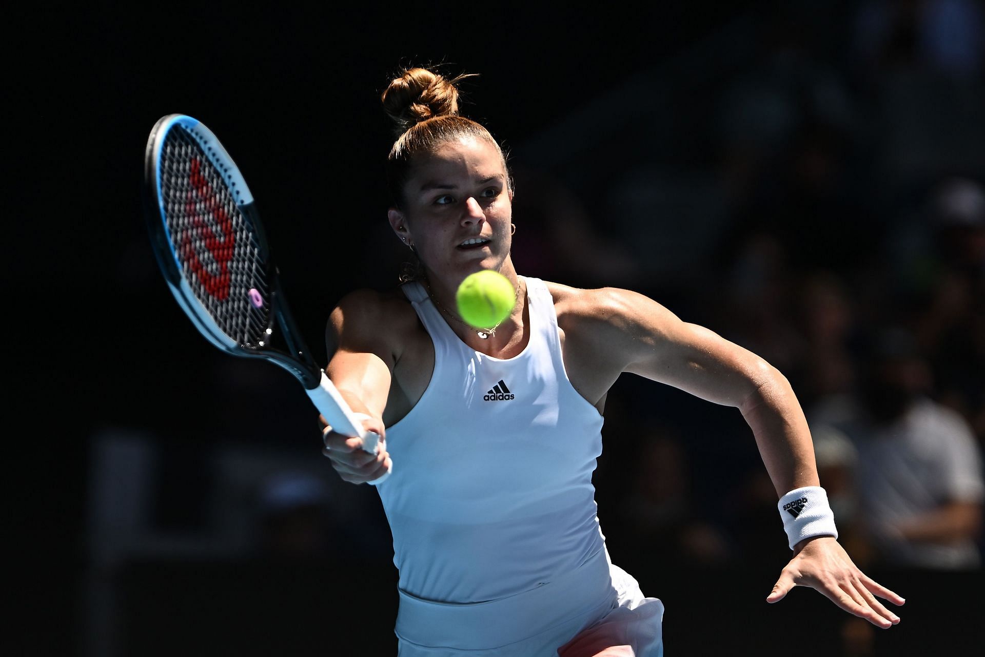 Sakkari at the 2022 Australian Open.