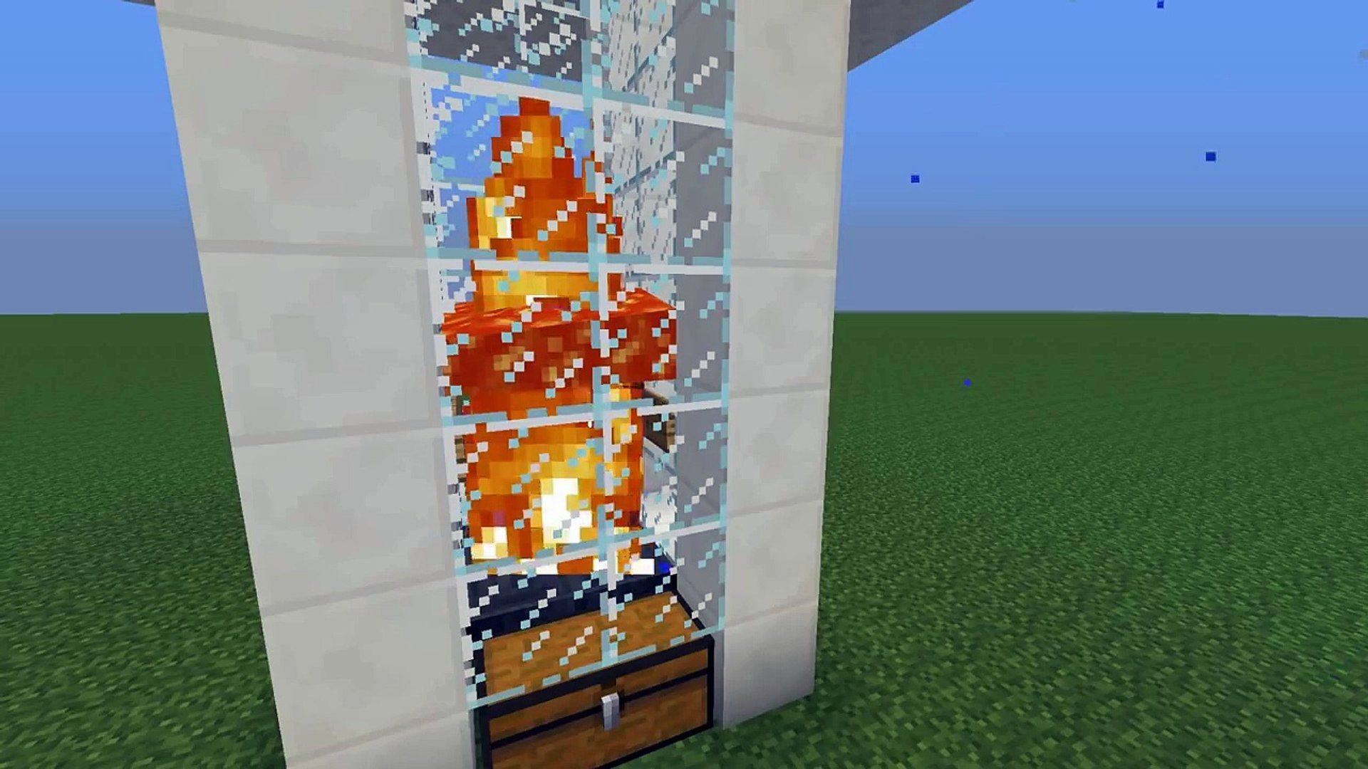 A tower-based iron farm (Image via Mojang)