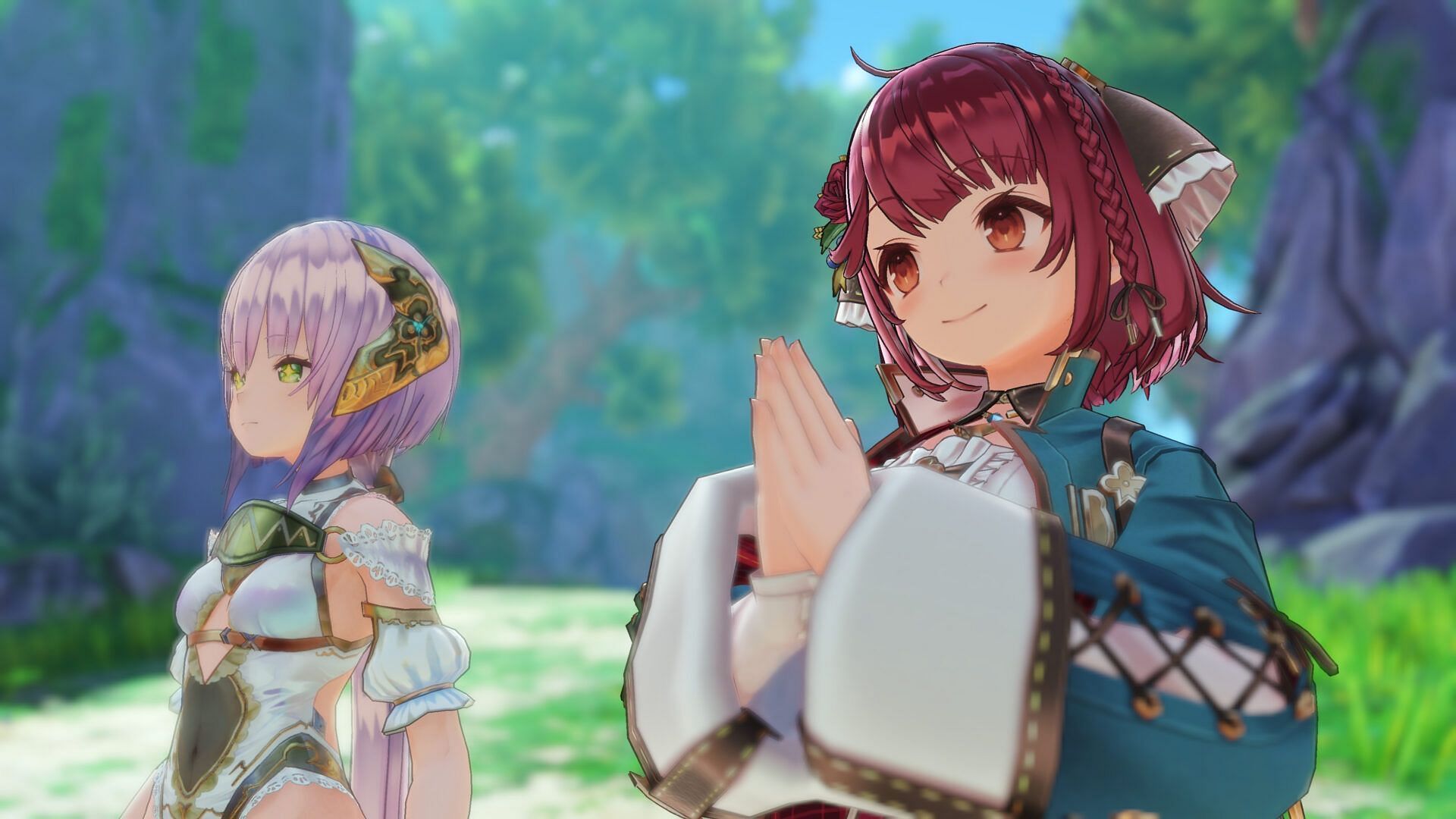 Atelier Sophie 2 introduction cutscene Sophie and Plachta (Image via Koei Tecmo)