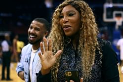 Throwback to when Serena Williams gatecrashed 2 amateur players' practice session while walking her dog