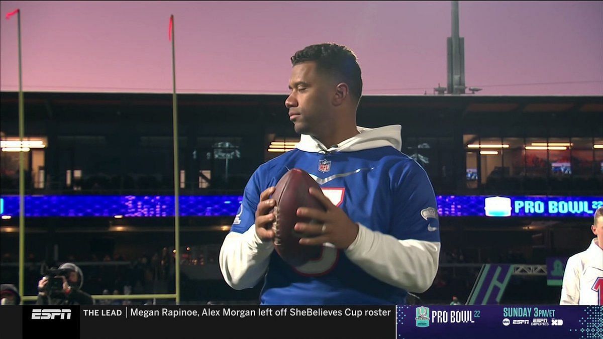 PHOTOS: Russell Wilson Competes In 2022 Pro Bowl Skills Showdown