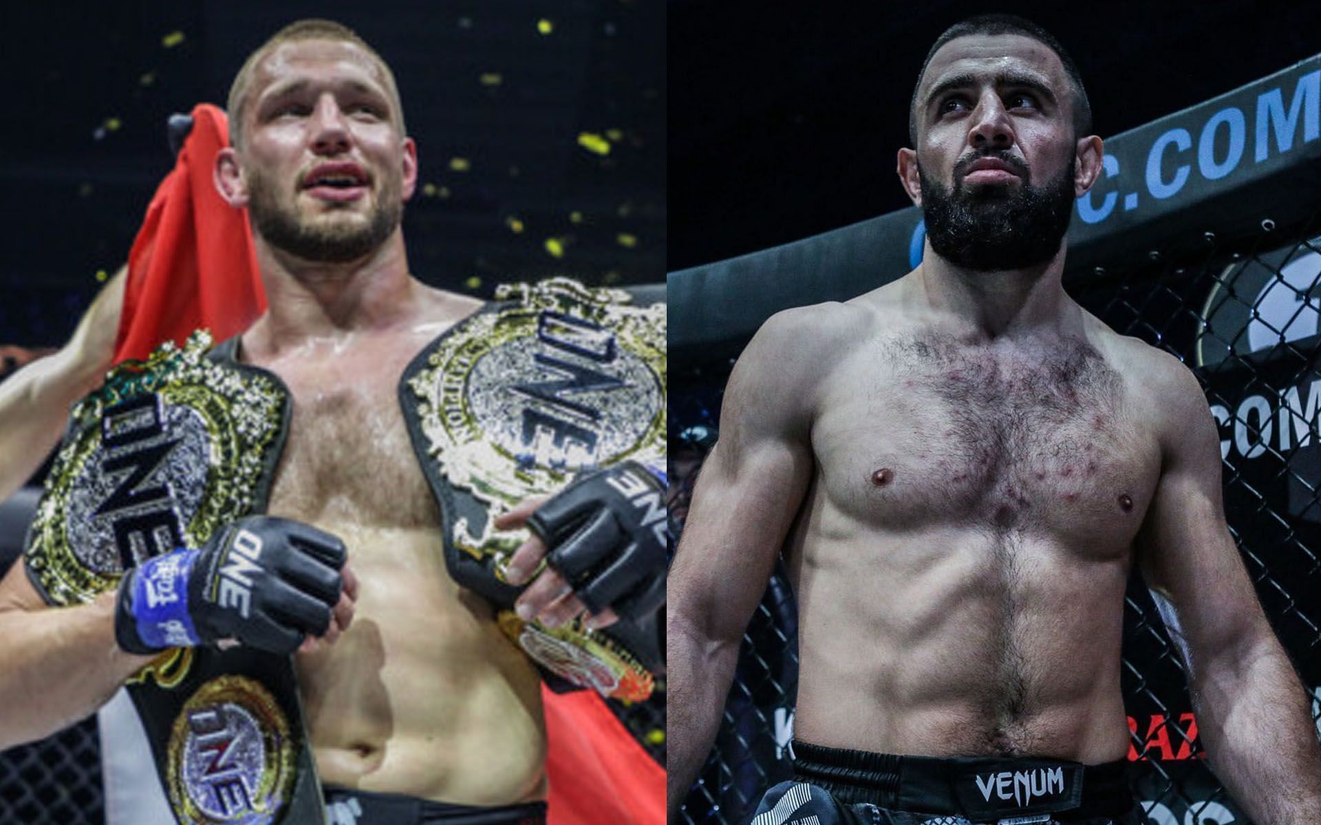 Reinier de Ridder (Left) does not doubt that he will emerge victorious against Kiamrian Abbasov. | [Photos: ONE Championship]
