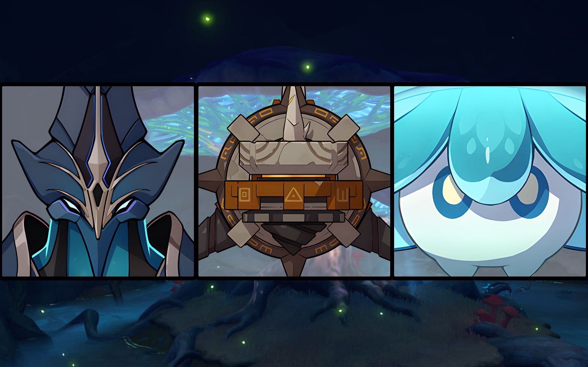 The three new enemies in Genshin Impact 2.6 (Image via miHoYo)