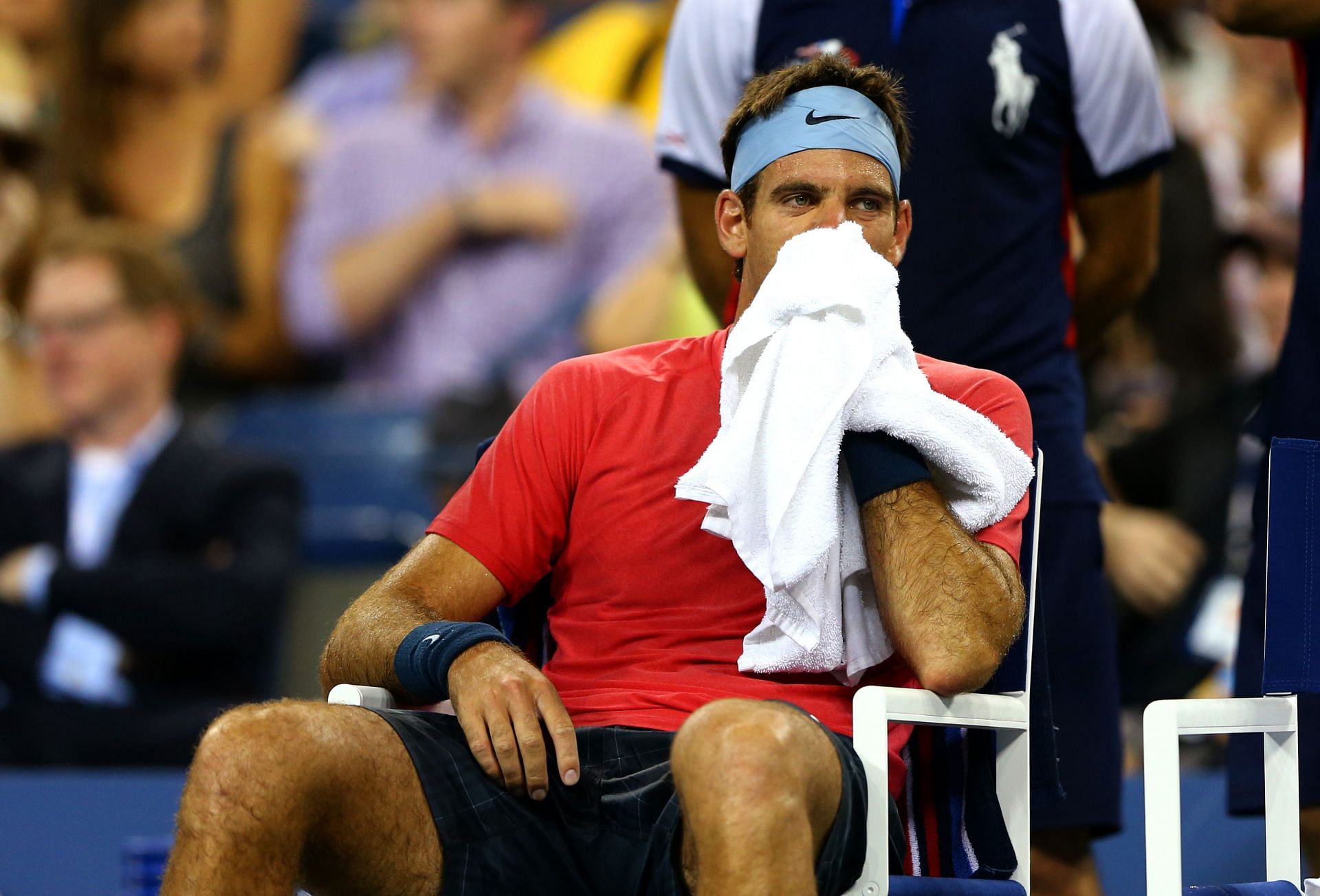 Del Potro began suffering with his left wrist in 2013