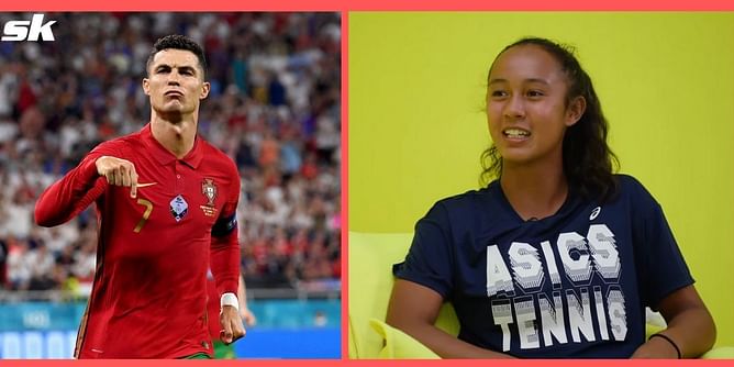 "Someone I would switch places with for a day? Cristiano Ronaldo, he is just a beast" - Leylah Fernandez
