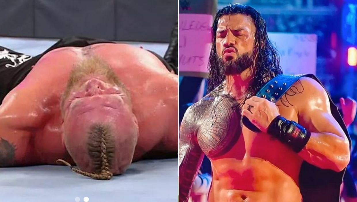 Roman Reigns embarrassed Brock Lesnar at the Royal Rumble show