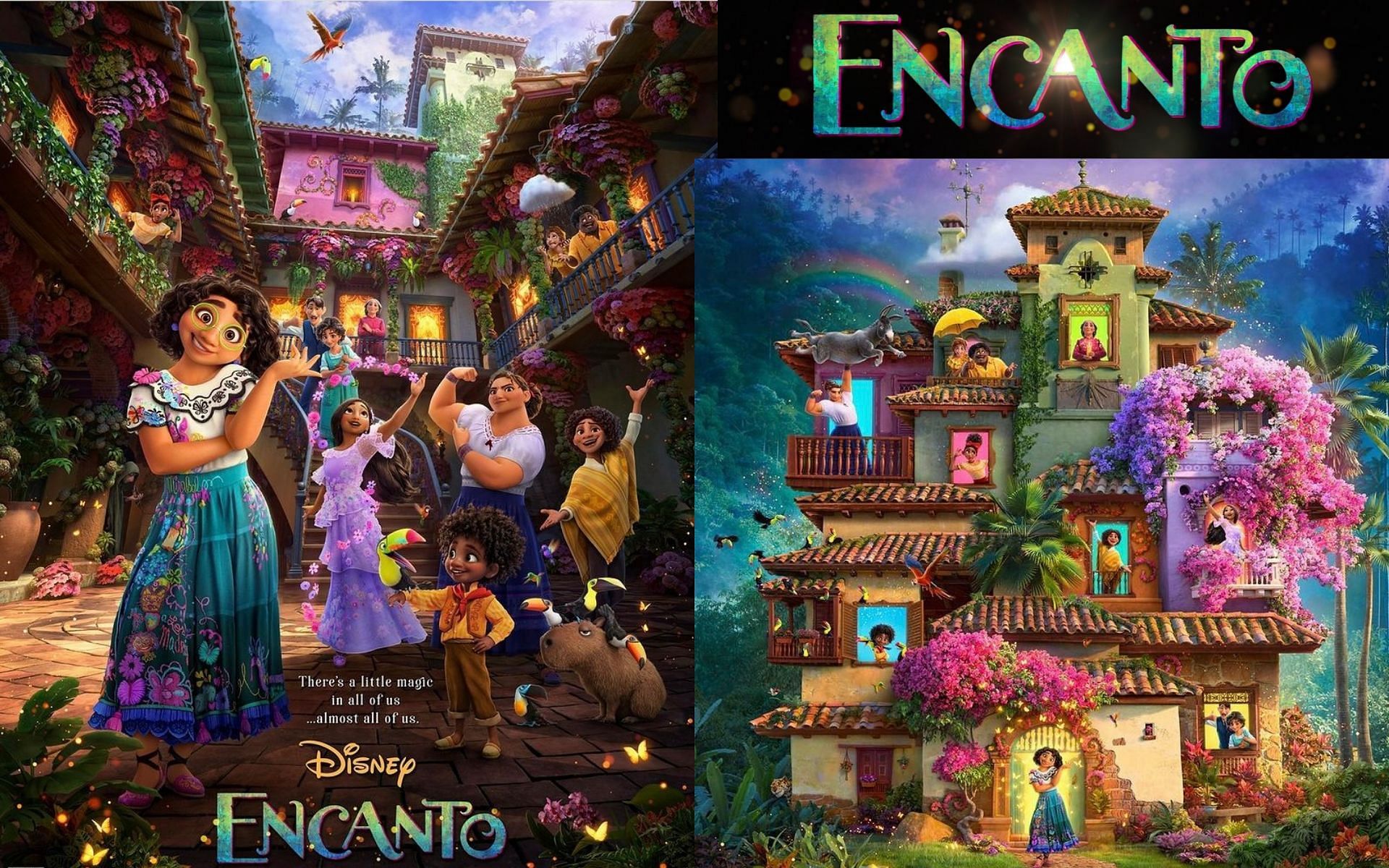 The Family Madrigal in Encanto (Image via Disney+hotstar, @encantomovie/Instagram)