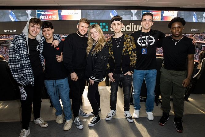Fans react as Fortnite stars NickEh30, Clix and others spotted at Super Bowl LVI