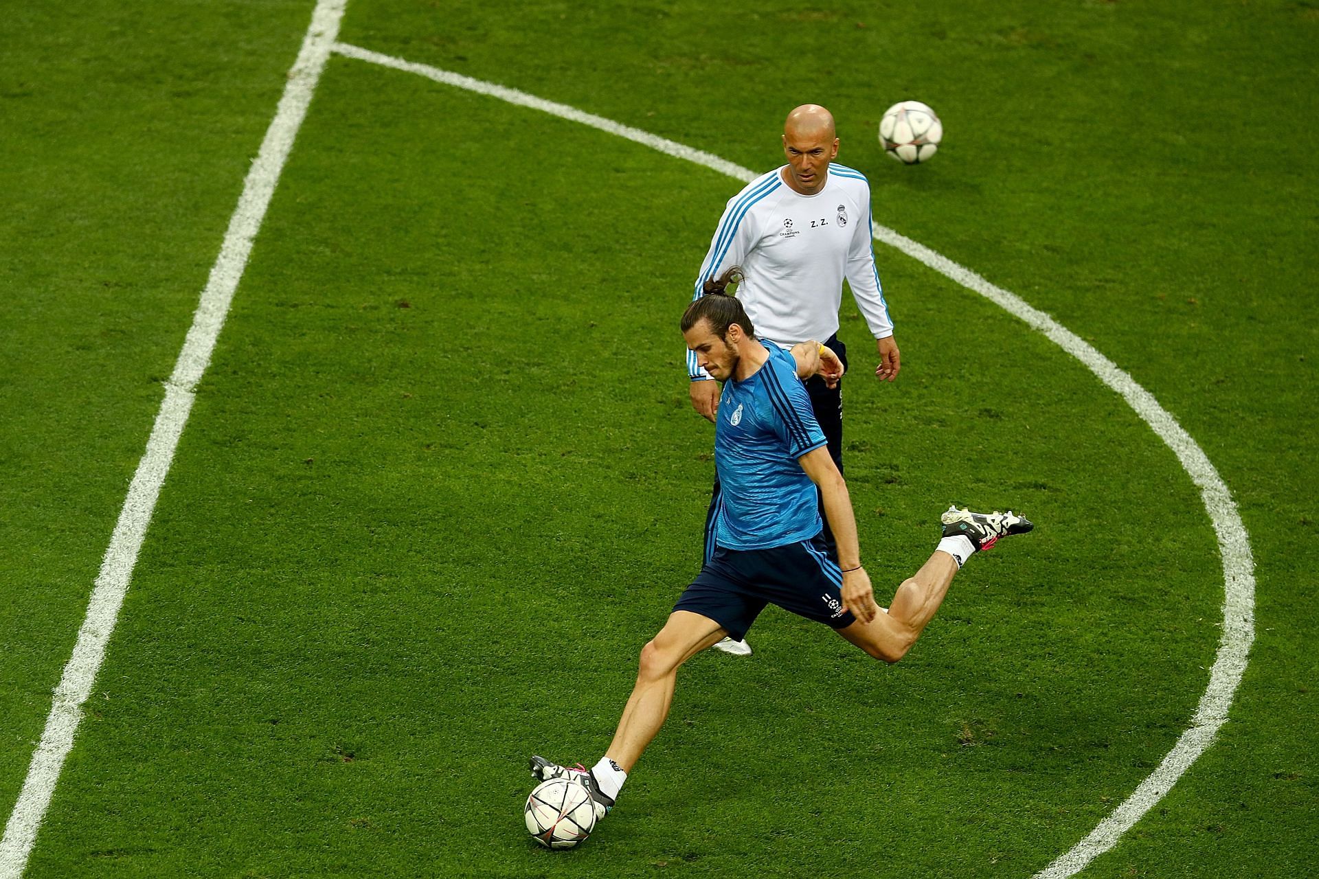 Gareth Bale (left) scored almost 50 goals under Zidane.