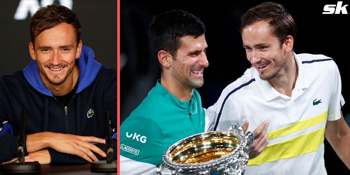 Daniil Medvedev had pleasant words for Novak Djokovic