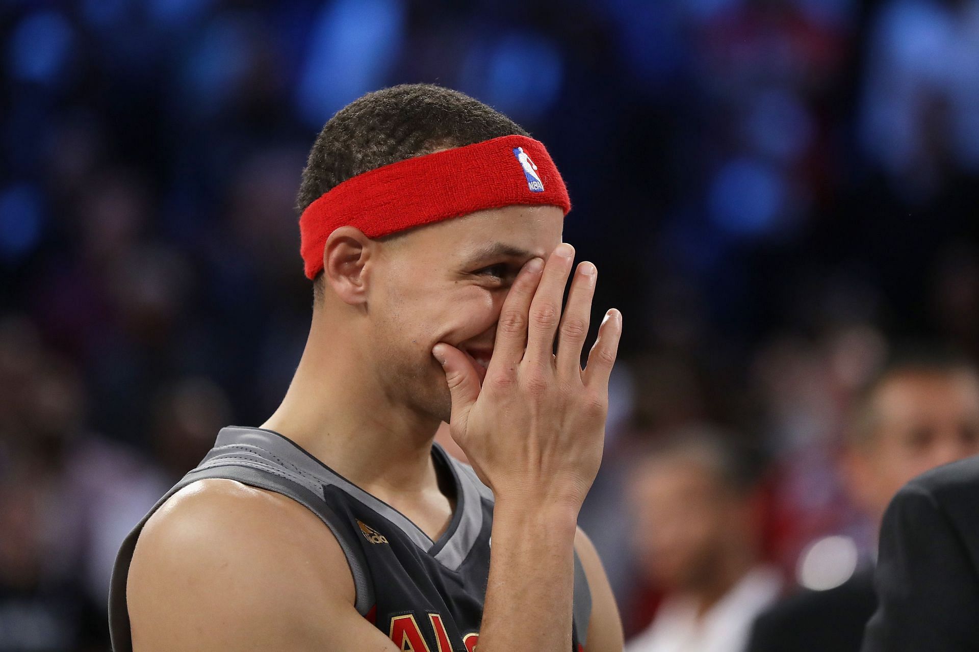 Steph Curry of the Golden State Warriors at the 2017 NBA All-Star Game