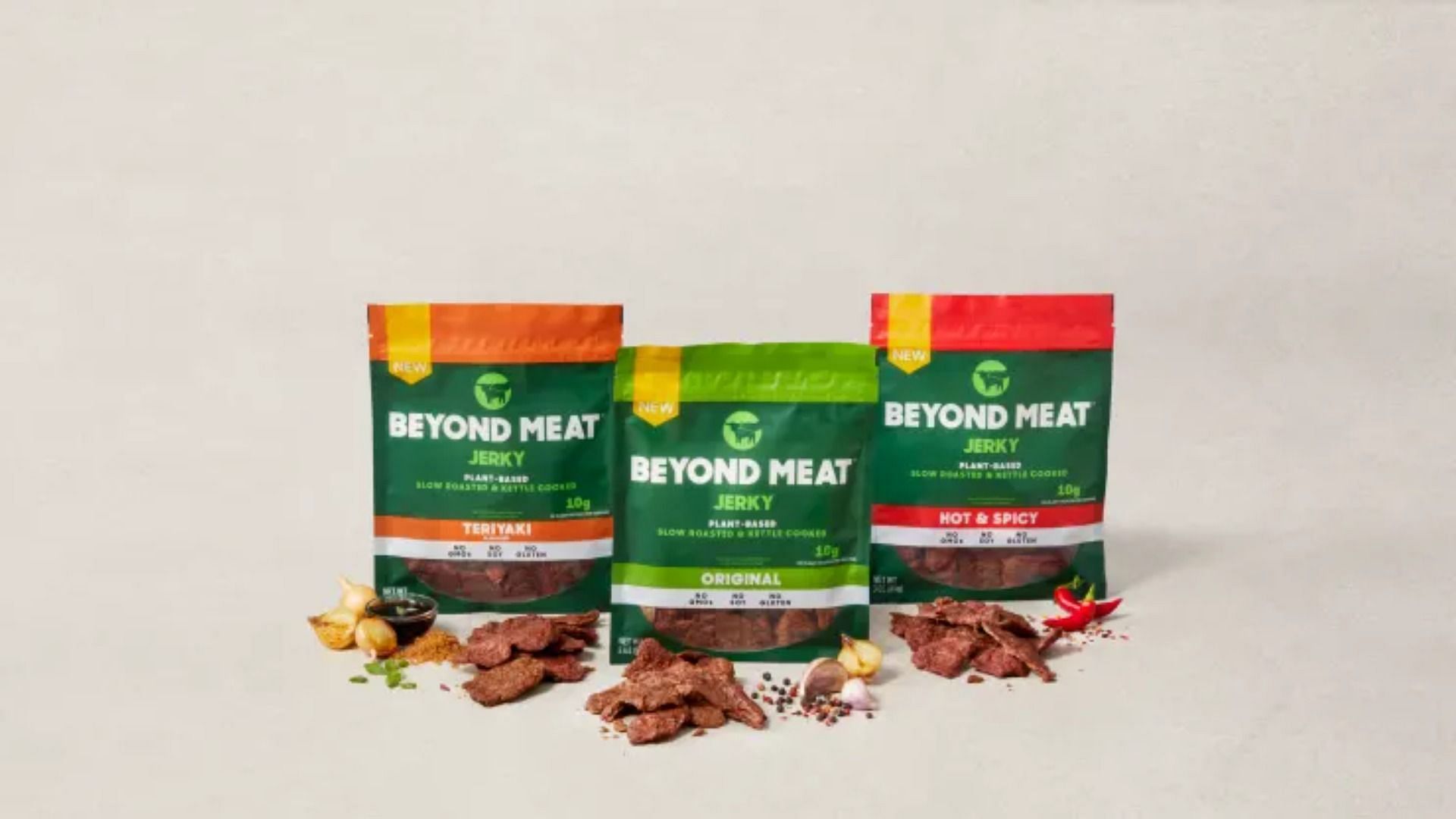 Beyond Meat and PepsiCo teamed up to produce meatless jerky under their venture Planet Partnership (Image via Beyond Meat)