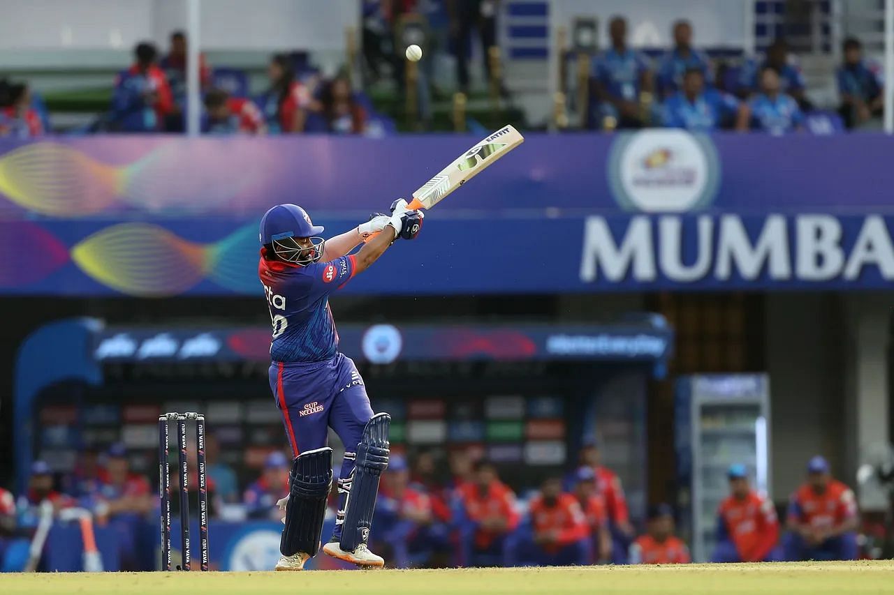 Delhi Capitals opener Prithvi Shaw in action