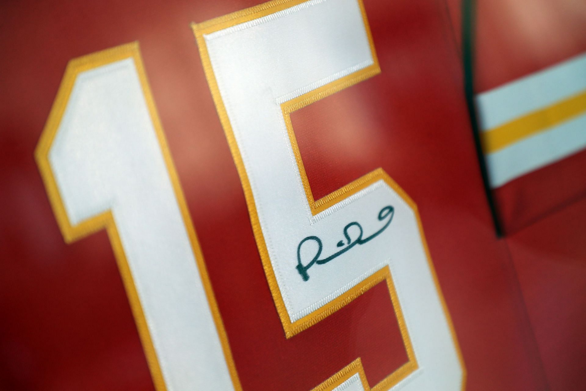 Super Bowl LV - Preview - Patrick Mahomes signed jersey