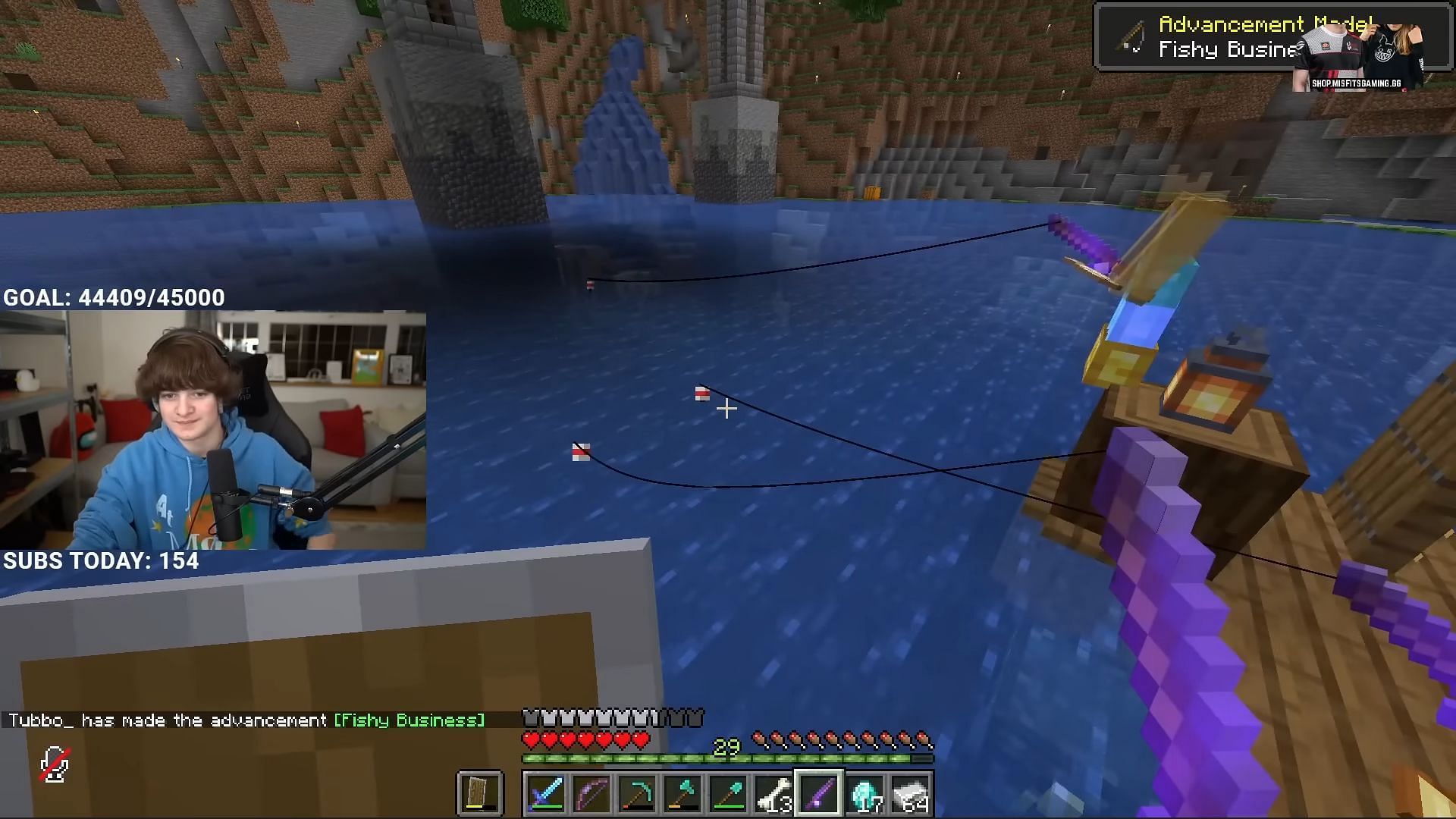 All three of them fishing (Image via Canooon YouTube)