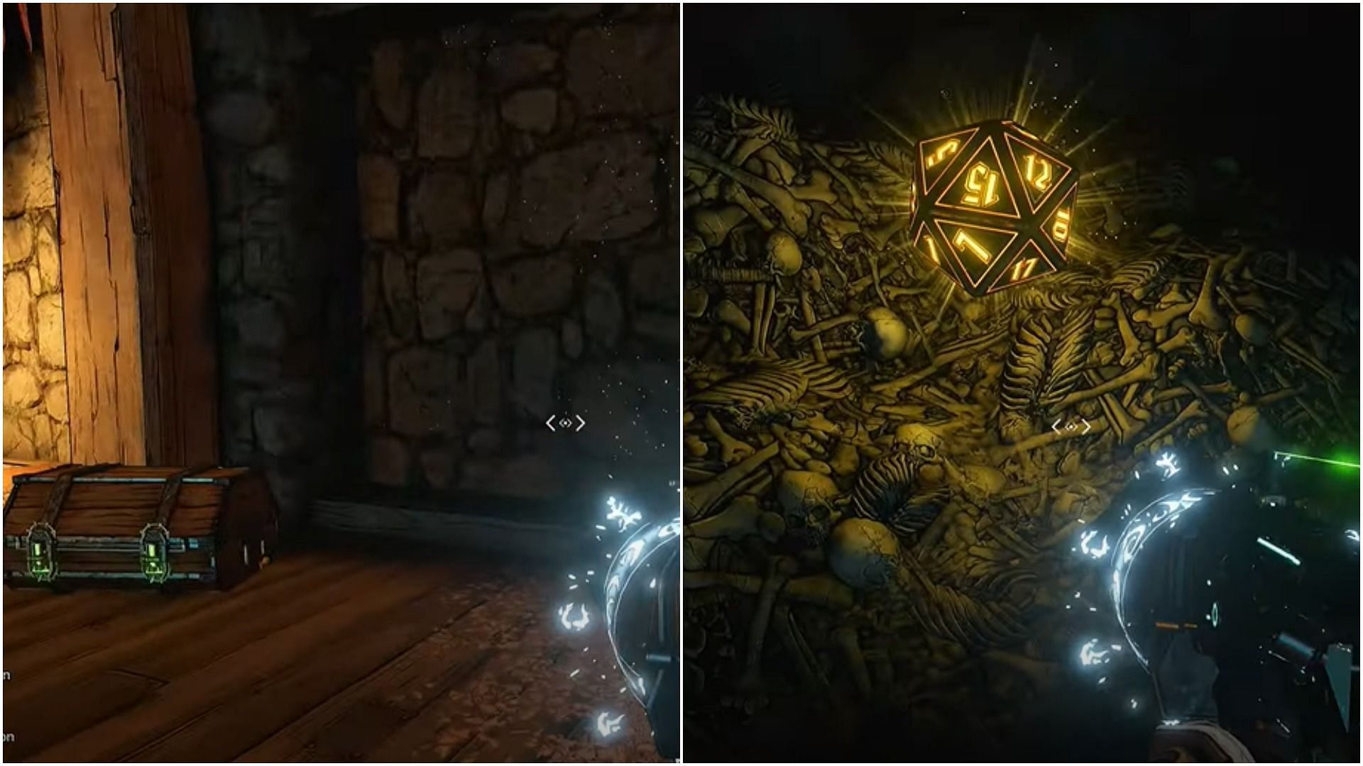 To expose the Lucky Dice, melee the wall behind the ammunition container (Image via WoW Quests/YouTube)
