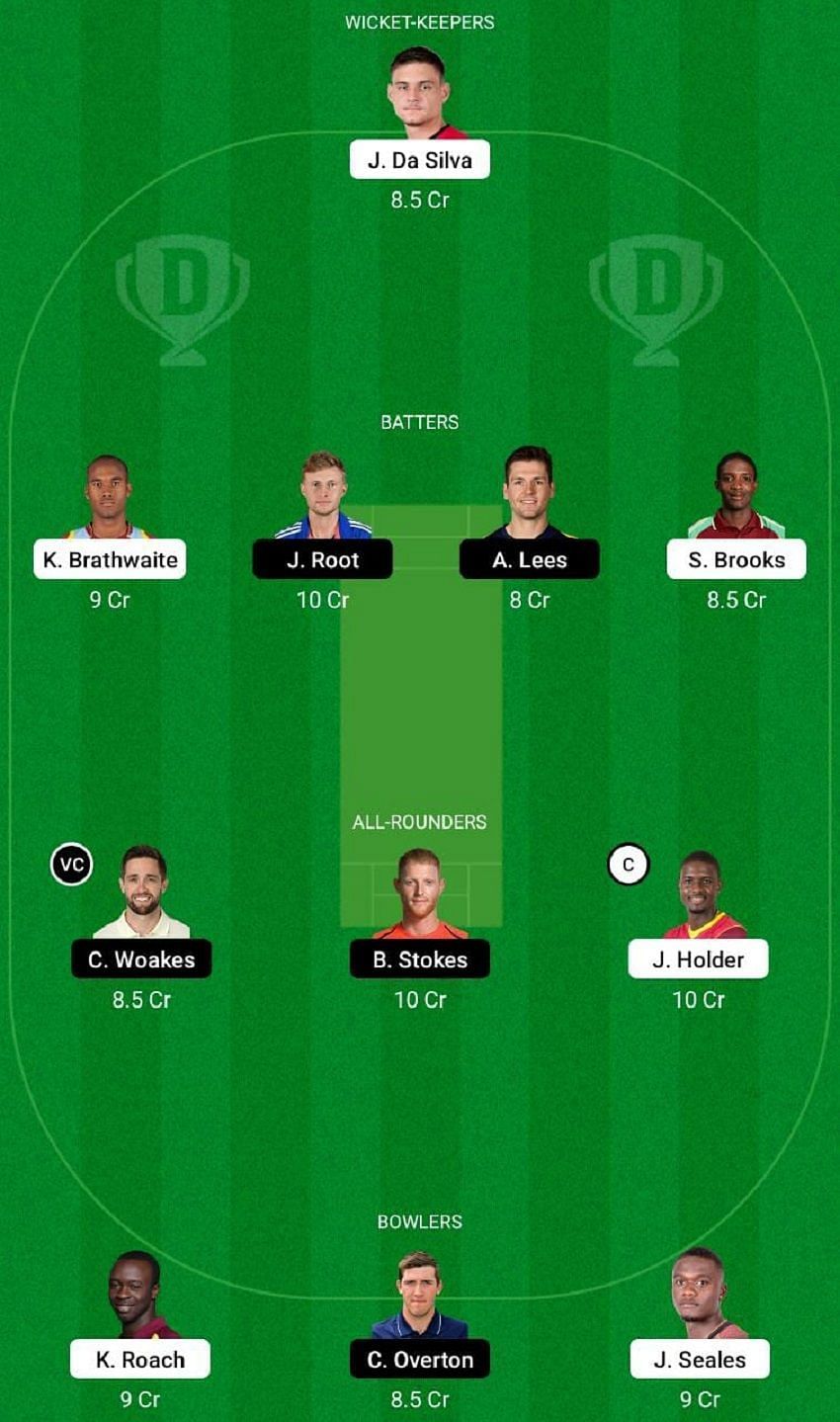 WI vs ENG Dream11 Fantasy Tip #1