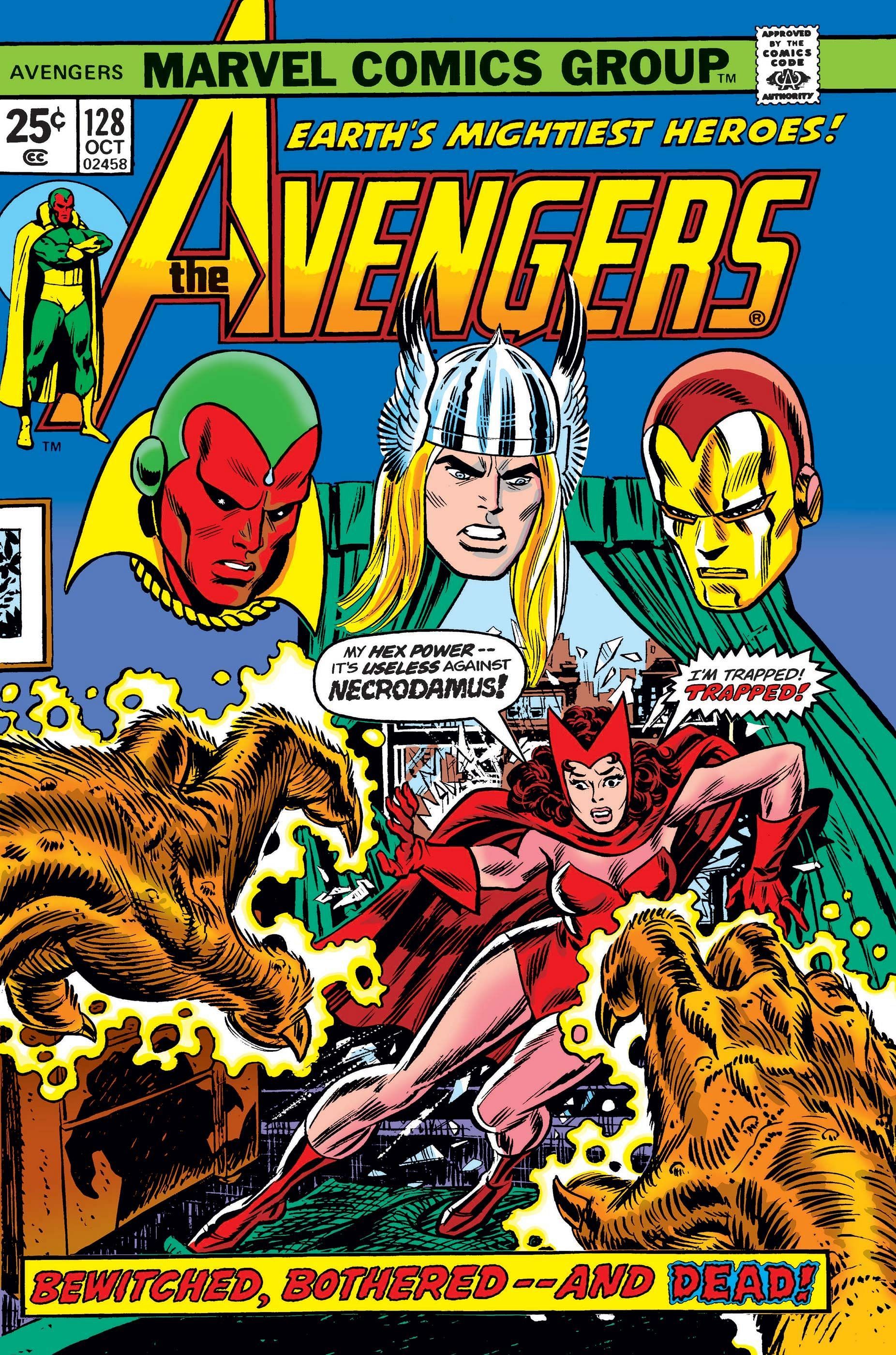 Scarlet Witch in Avengers (1963) #128 (Image via Marvel Comics)