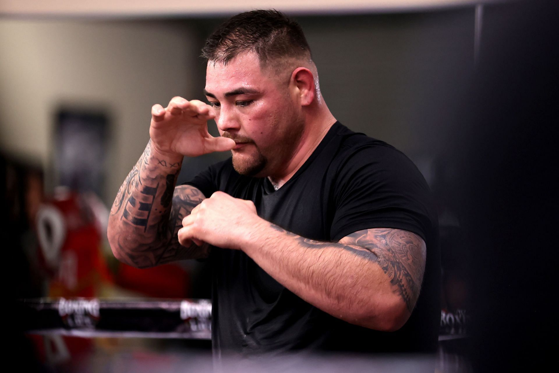 Andy Ruiz Jr. looks to be in good shape upon his return to the gym