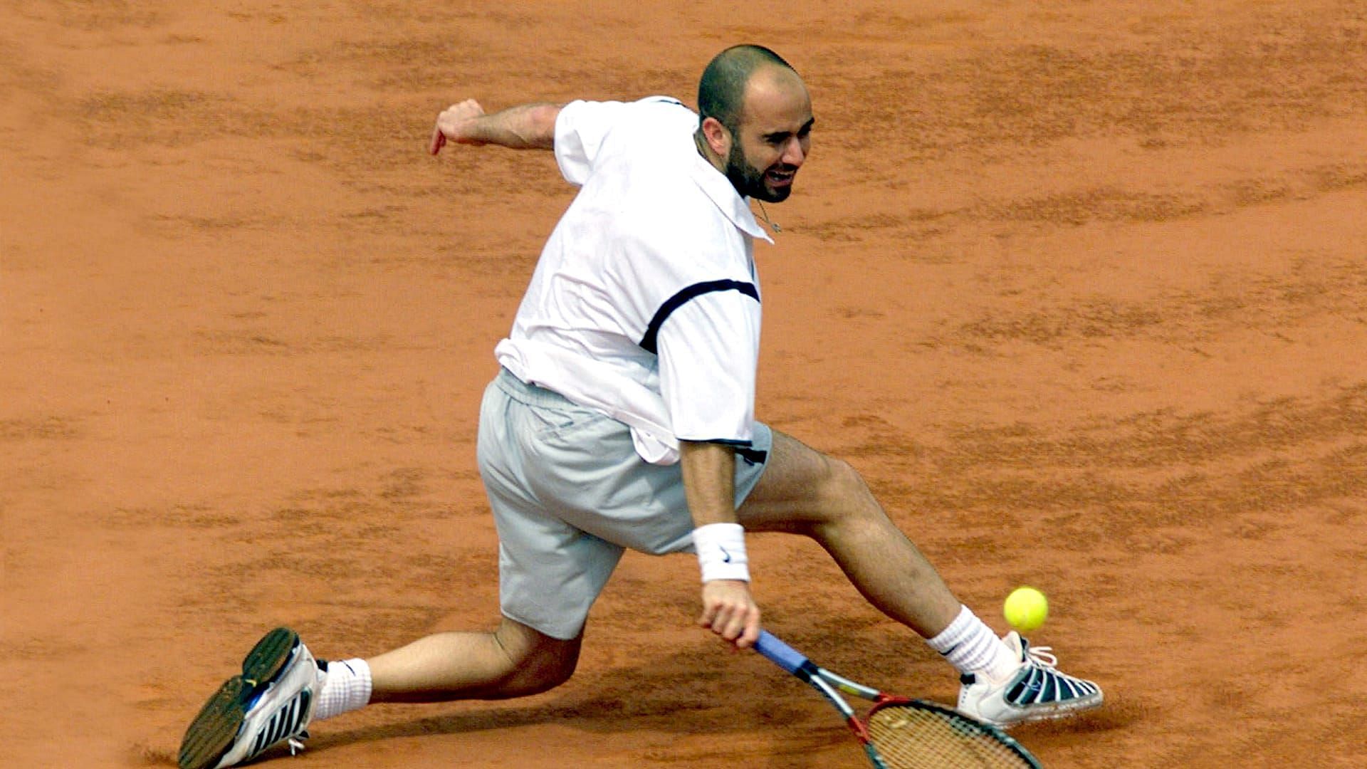 Andre Agassi at the 1999 French Open Final