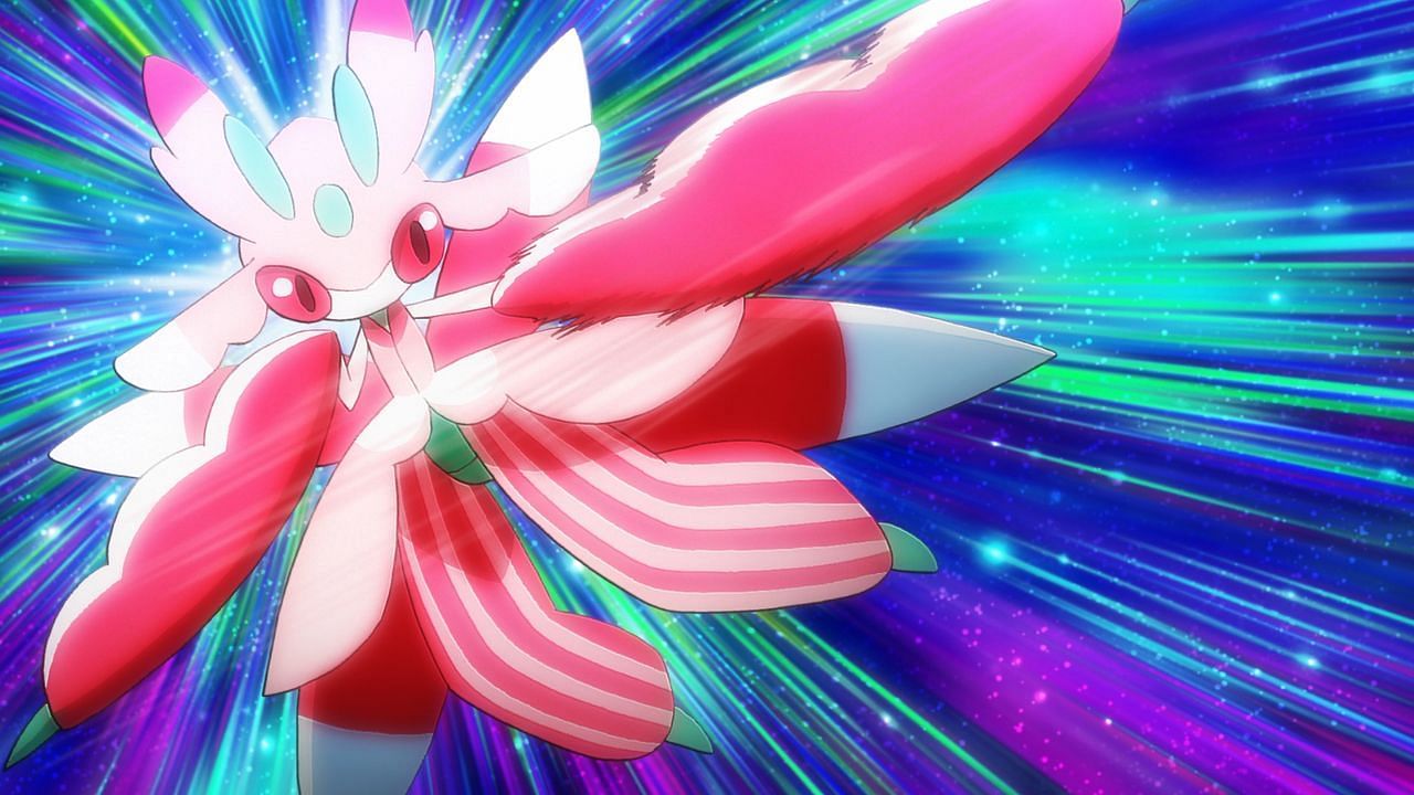 Lurantis as it appears in the anime (Image via The Pokemon Company)