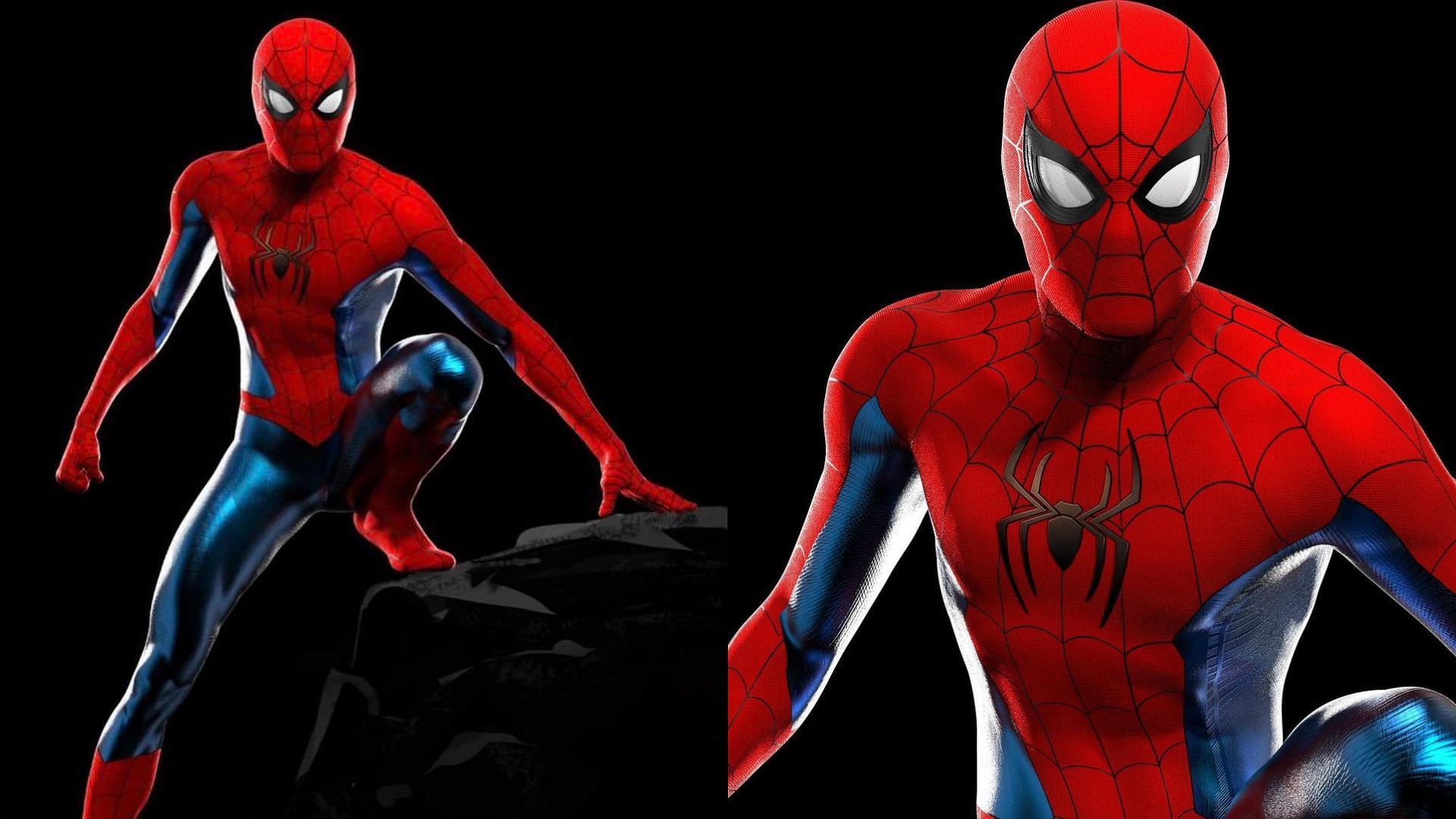 Tom Hollands Final Suit Revealed In Spider Man No Way Home Concept Art