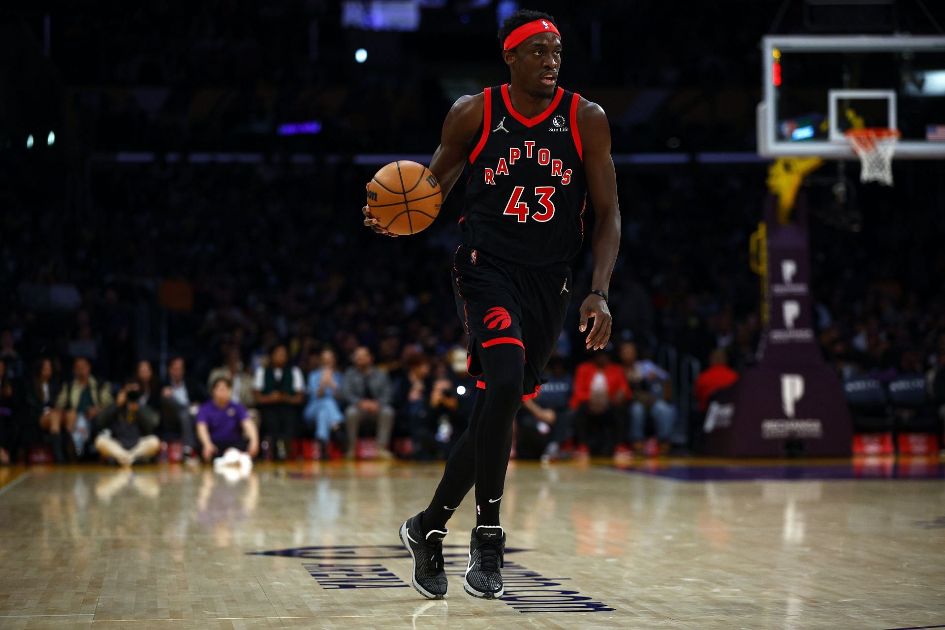 Toronto Raptors forward Pascal Siakam in action during an NBA game.