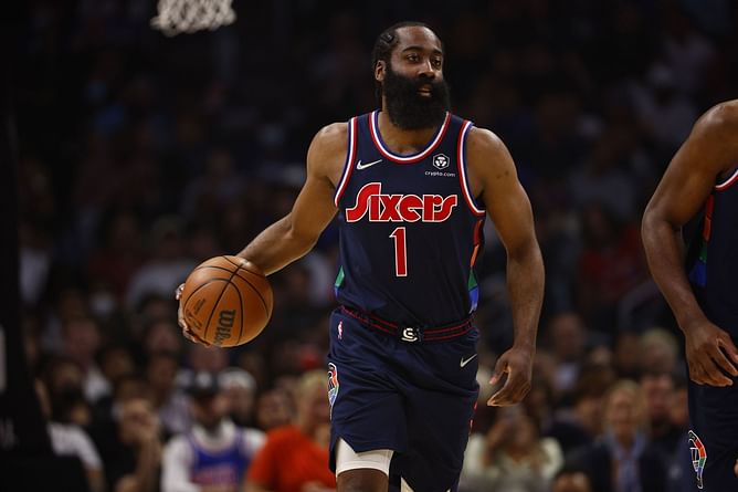 “We see him with Lil’ Baby, we see him with Meek Mill….do he actually care?” - Kendrick Perkins says James Harden has the opportunity to change the narrative around him