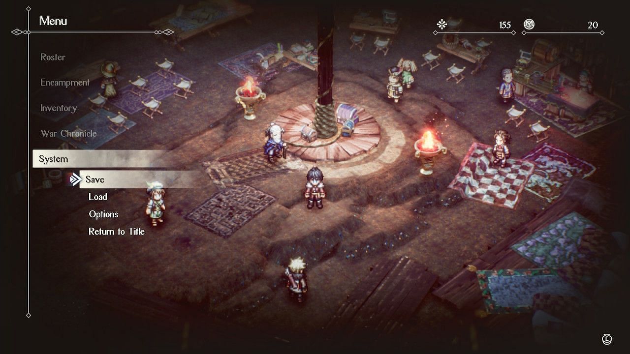 This encampment is where Mock Battles are completed, Kudos are bought, and more (Image via Square Enix)