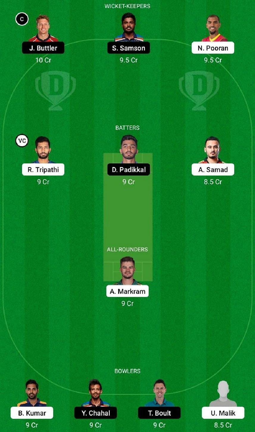 SRH vs RR Dream11 Fantasy Tip #1