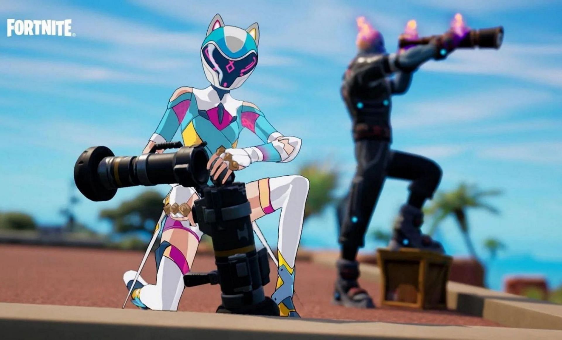 A still from the trailer for the new explosive weapon (Image via Epic Games)