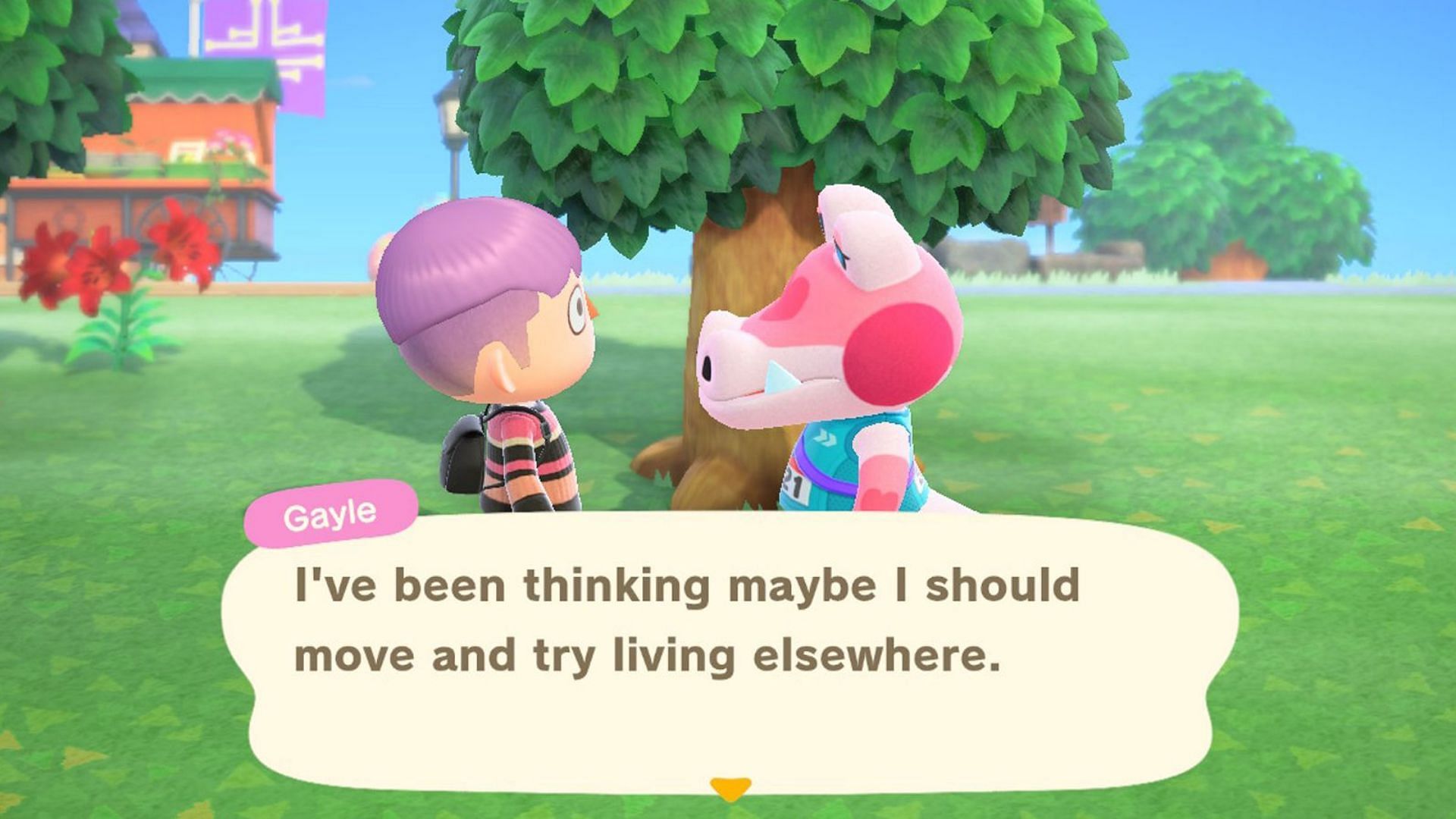 Animal Crossing: New Horizons villagers can sometimes request to leave a player&#039;s island (Image via Nintendo)