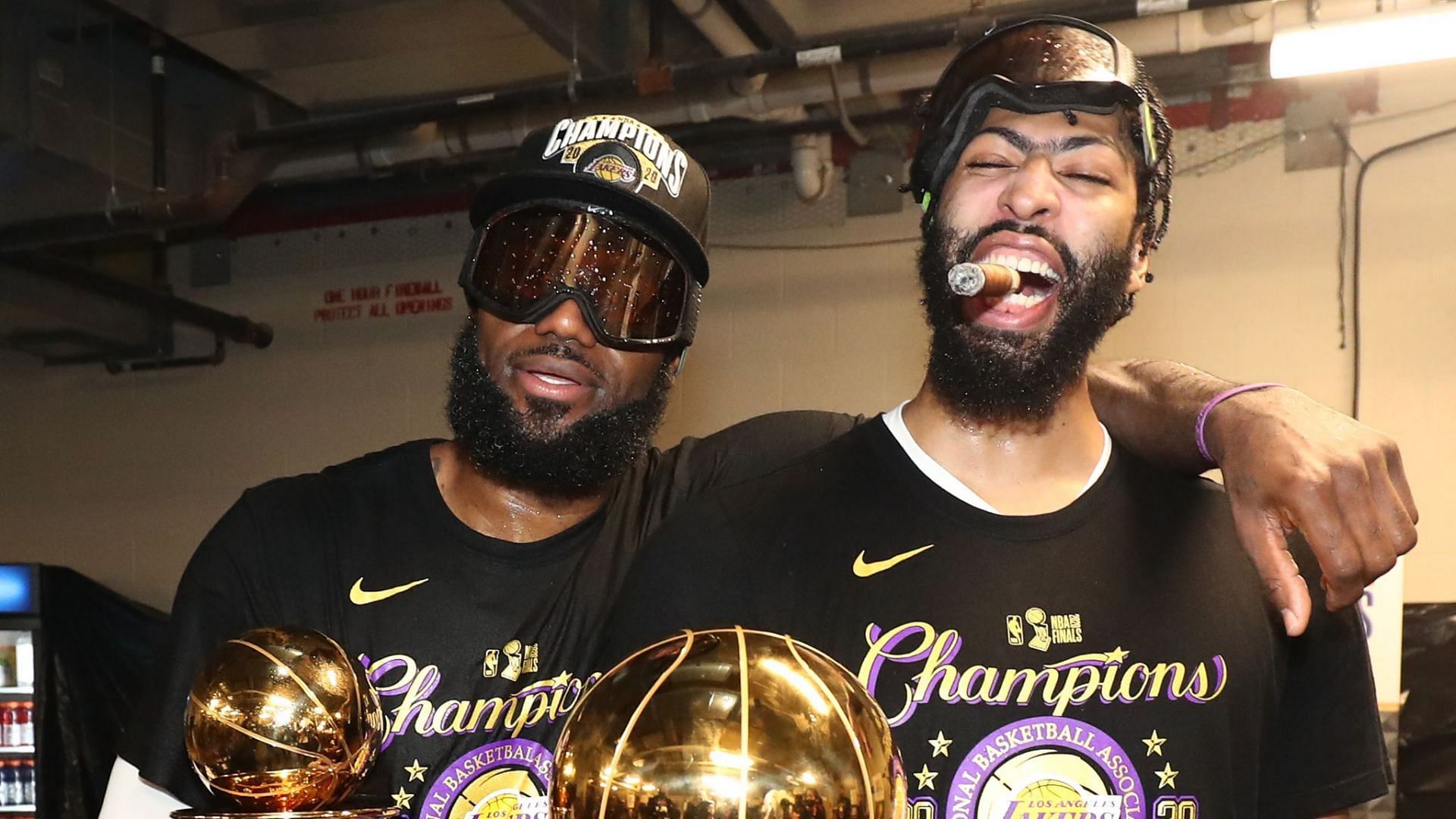 Anthony Davis has never made it past the second round of a playoff series without LeBron James. [Photo: Sky Sports]