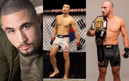 Robert Whittaker, Chan Sung Jung, and Alexander Volkanovski