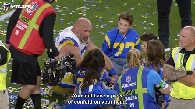 Andrew Whitworth told his kids Super Bowl LVI was his last game