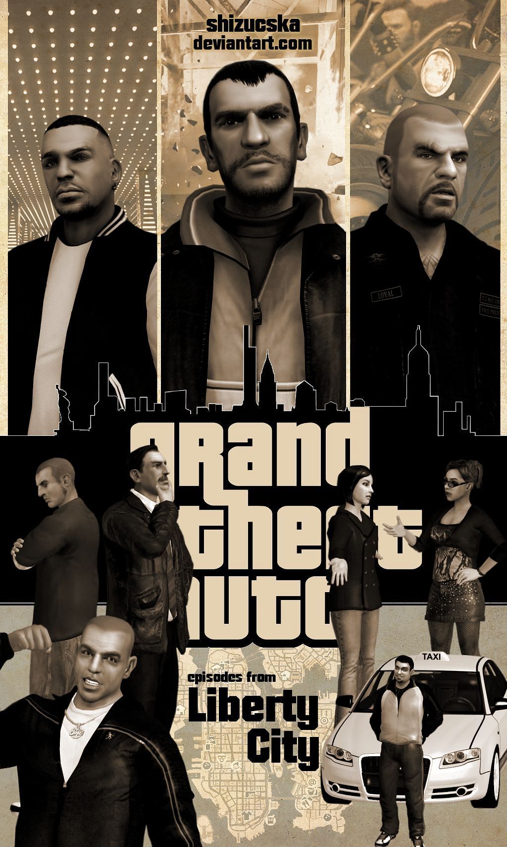 GTA 4 had an episodic style and it was very popular (Image via DeviantArt)