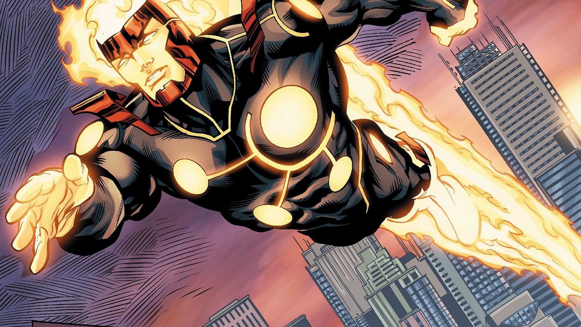 Firestorm holds dual identity (Image via DC)