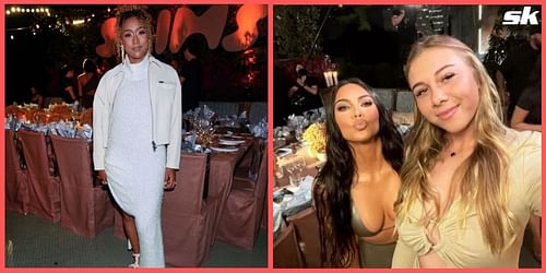 Naomi Osaka and Amanda Anisimova were among the guests at Kim Kardashian's dinner party in Miami