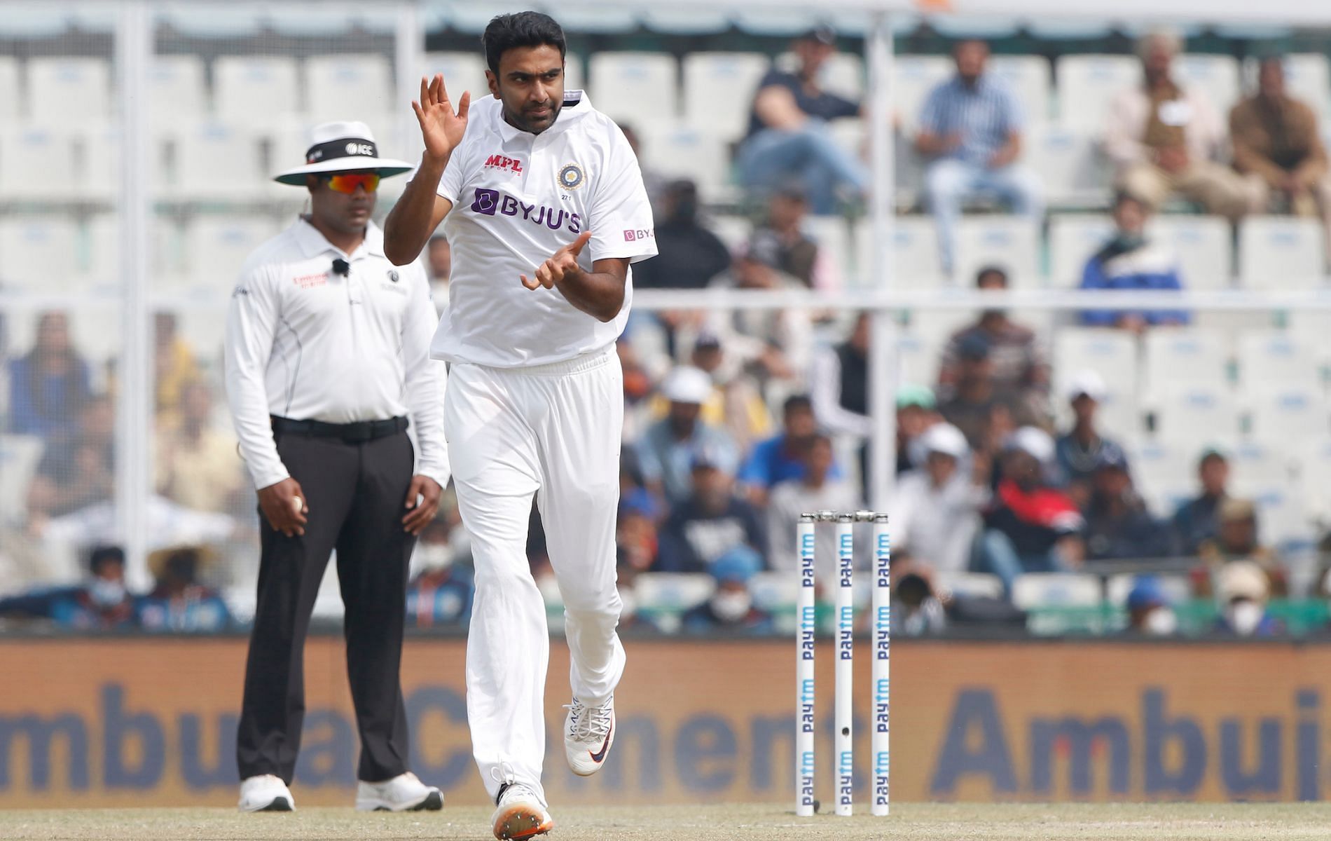 Ravichandran Ashwin went past Kapil Dev&#039;s tally of 434 Test wickets in the 1st match against Sri Lanka.