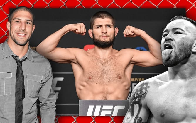 If you don't like Colby so much, come back and beat him - Brendan Schaub on Khabib Nurmagomedov asking welterweights to boycott Colby Covington