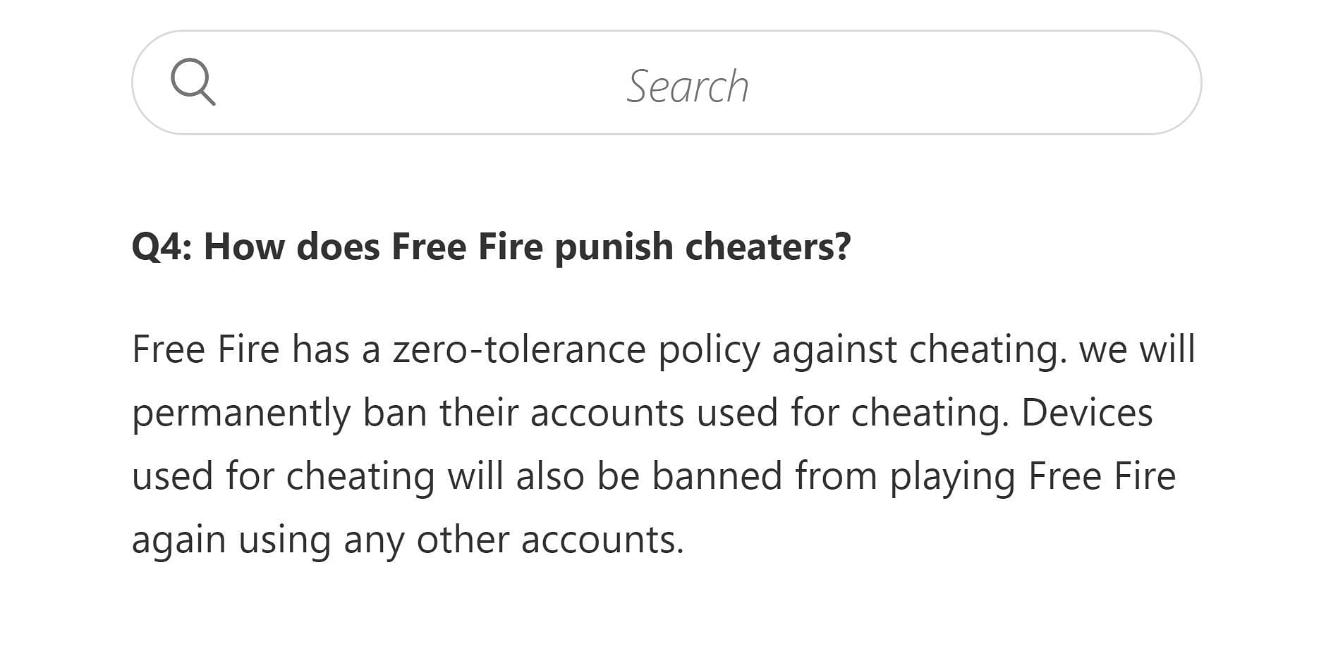 Garena has a zero-tolerance policy when it comes to hackers and cheaters (Image via Garena)