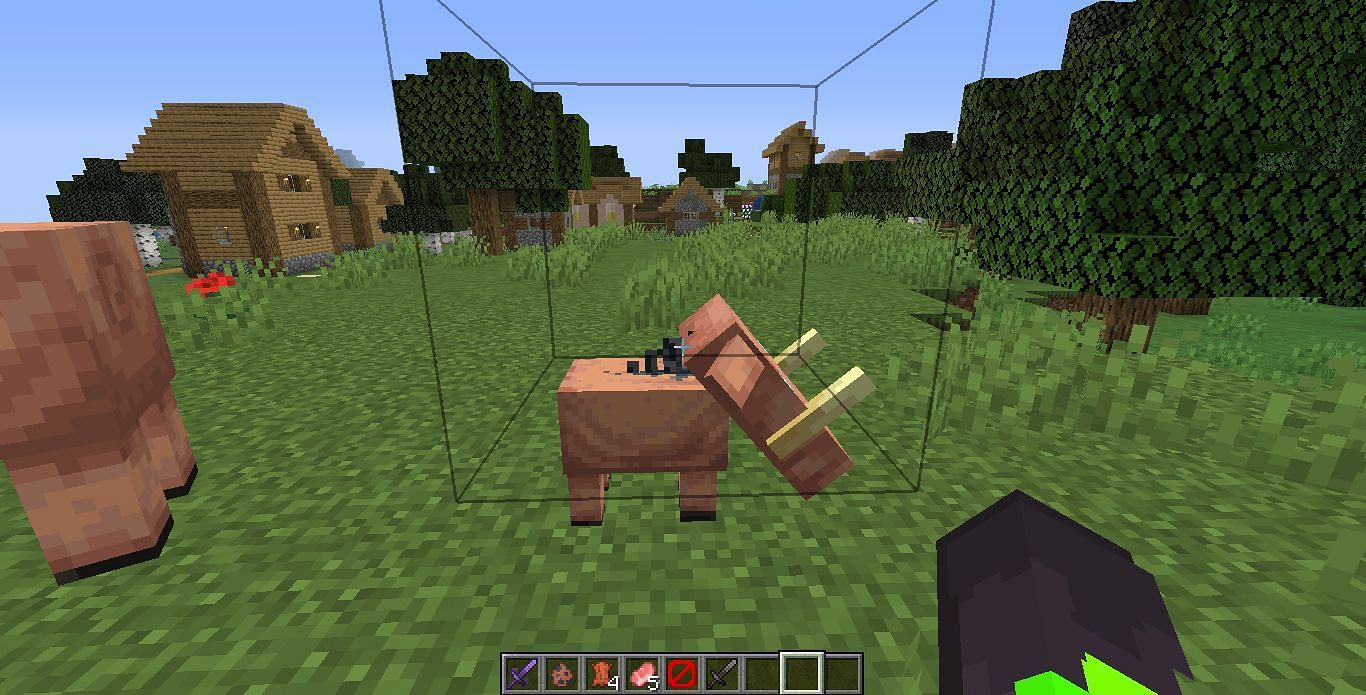 Baby hoglins will attack players (Image via Jira Minecraft)