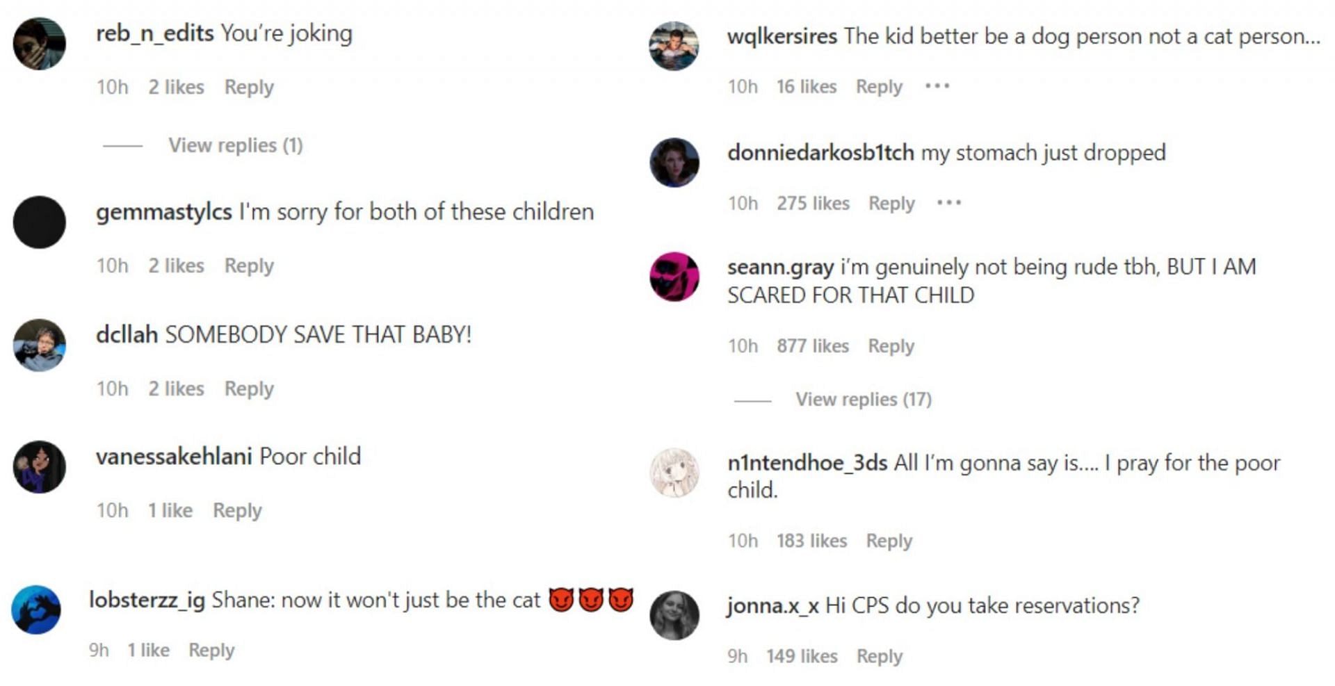 Internet users are not on board with the idea of Shane Dawson being a parent (Image via defnoodles/Instagram)