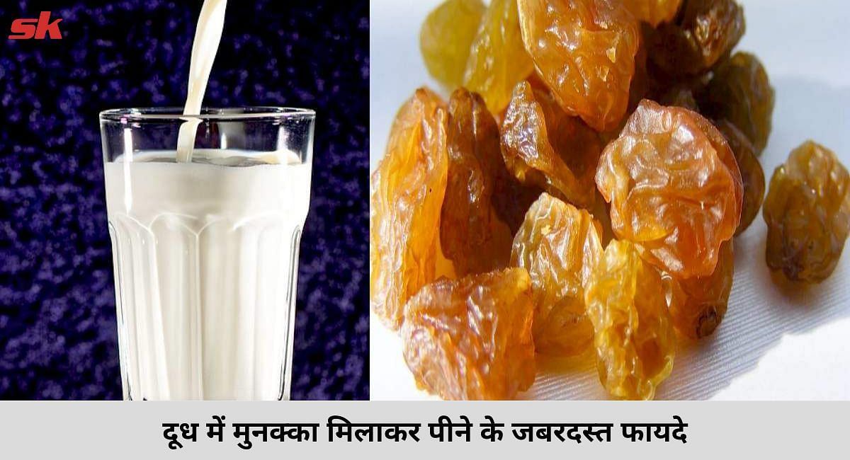 दूध में मुनक्का मिलाकर पीने के जबरदस्त फायदे(फोटो-Sportskeeda hindi)