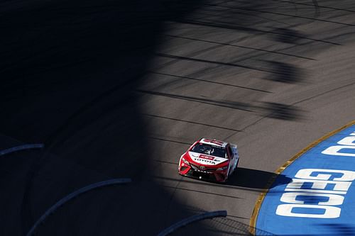 Martin Truex Jr. driver of the #19 Joe Gibbs Racing Toyota drives during the NASCAR Next Gen Test at Phoenix Raceway