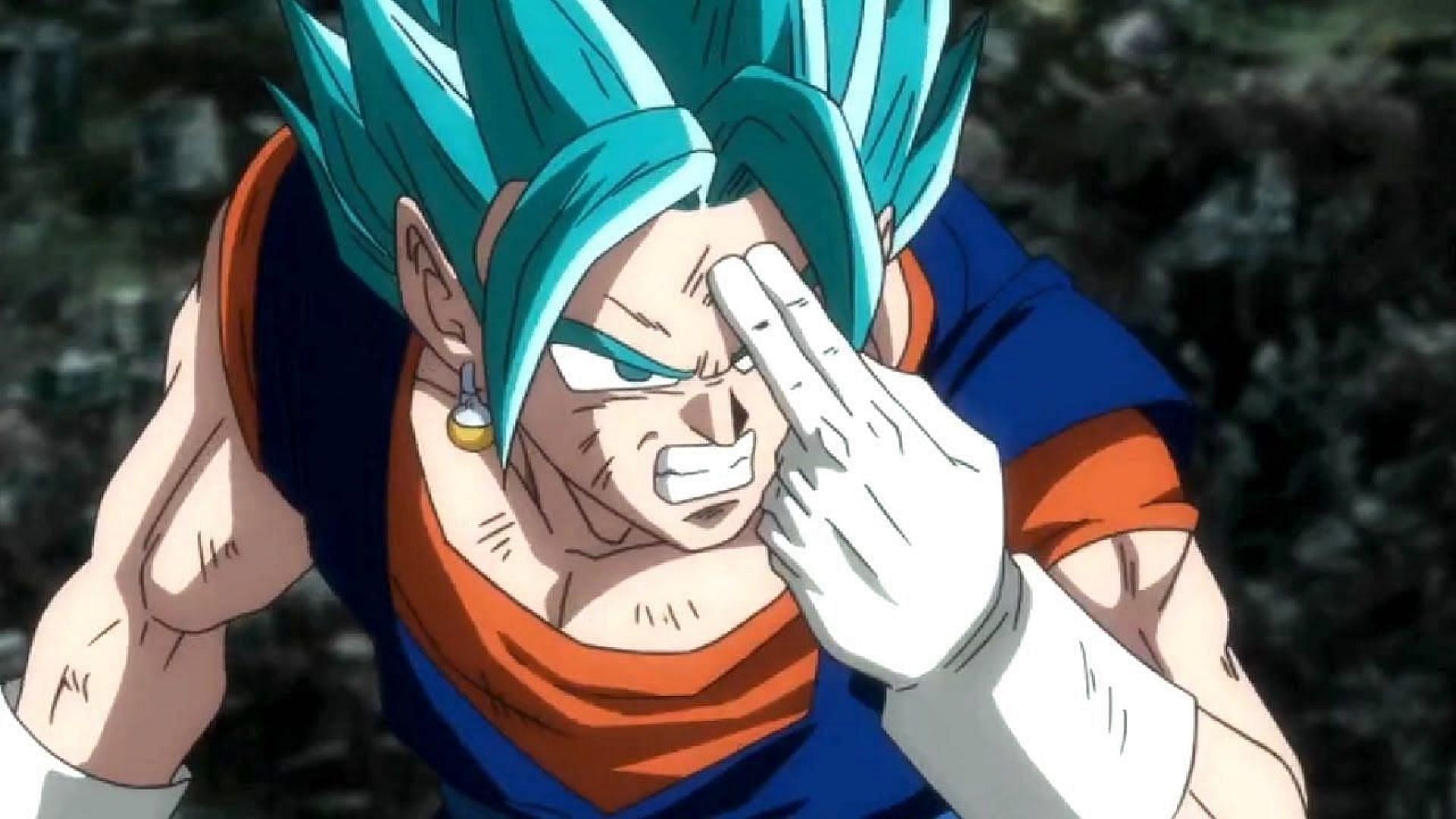 Vegito as seen in the Super anime (Image via Toei Animation)