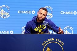 "Yeah, I got enough time for that" - Steph Curry gives the latest on his injury with the playoffs approaching, calls himself an "optimist"