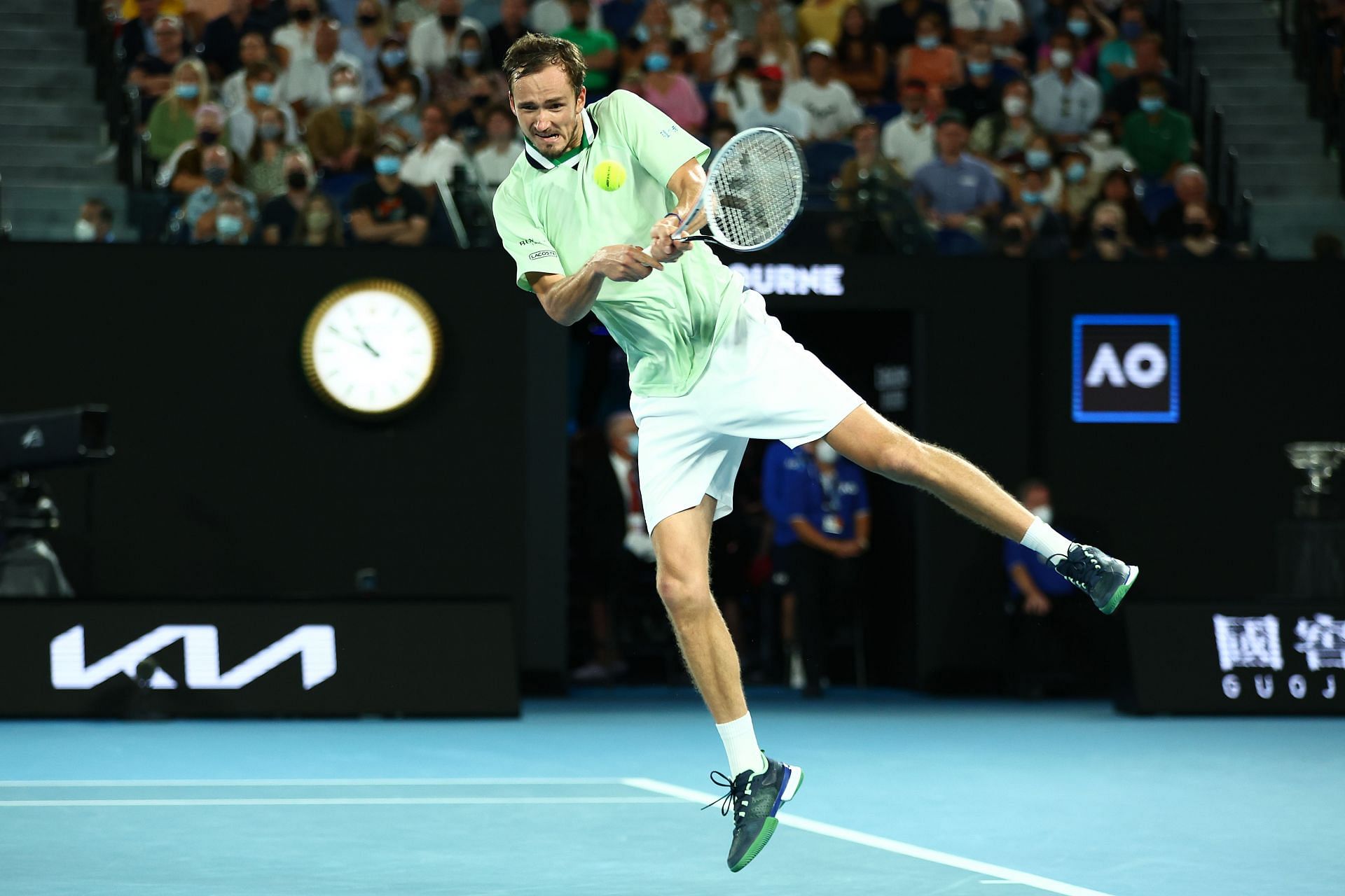 Medvedev at the 2022 Australian Open