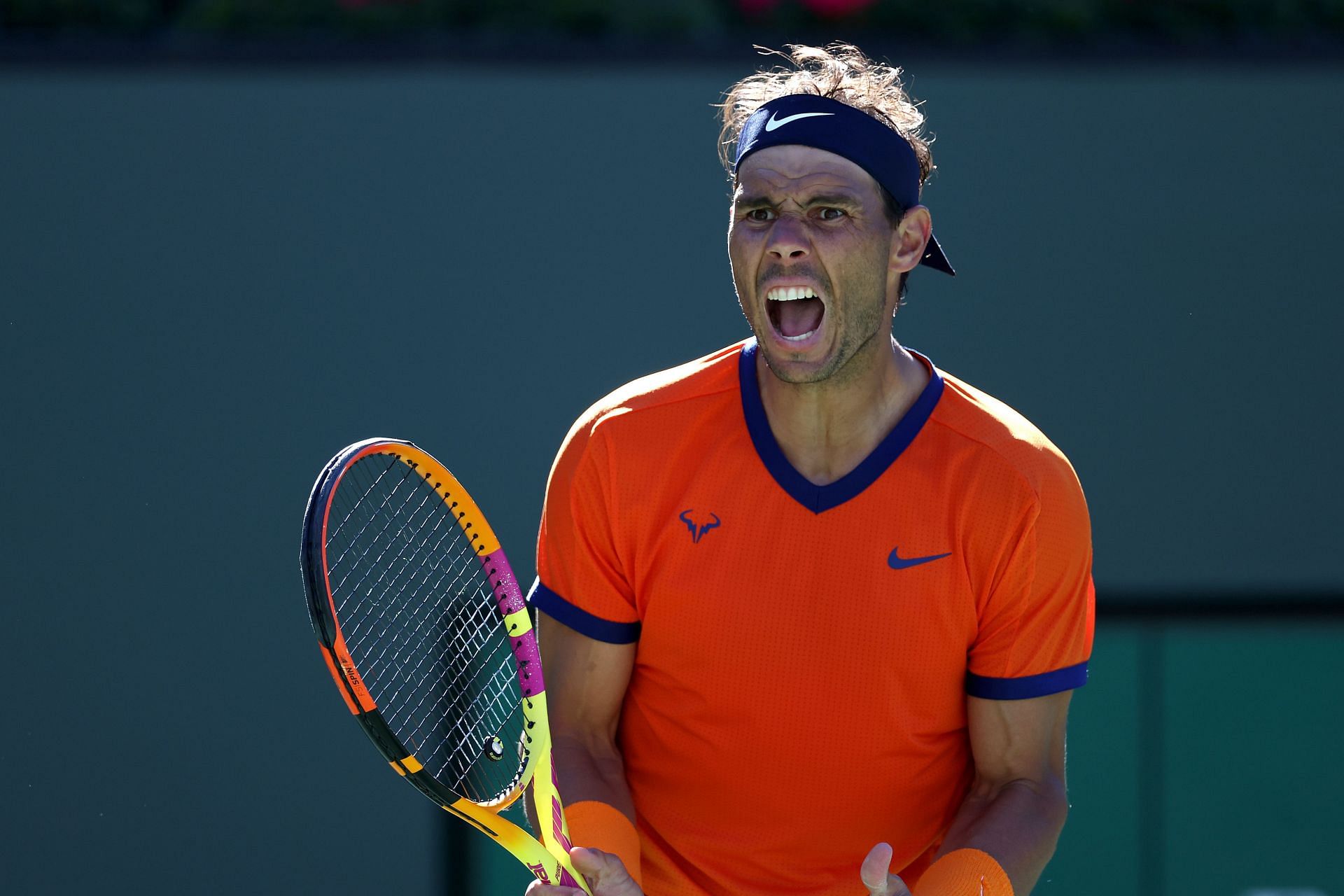 Rafael Nadal at the 2022 Indian Wells Open.